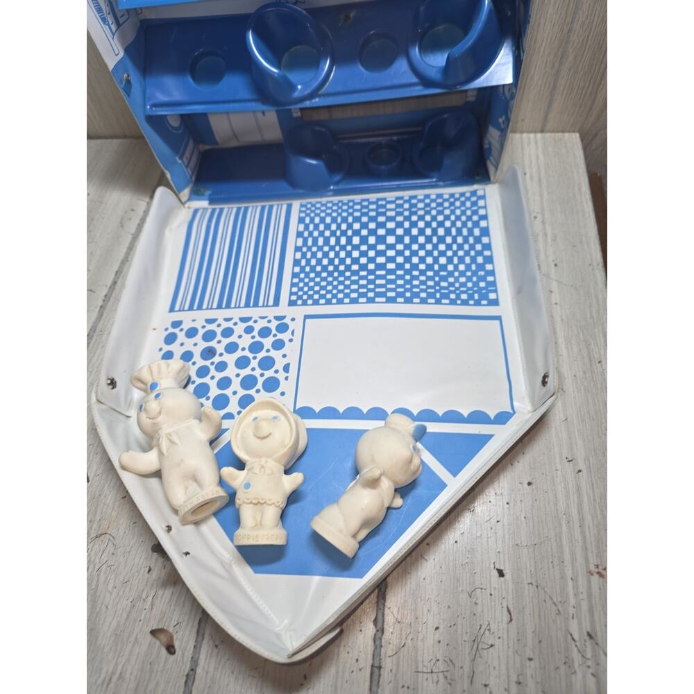 Vtg 1974 Pillsbury Doughboy Poppin Fresh Playhouse And 3 Dolls Rare READ FLAW - Picture 14 of 16